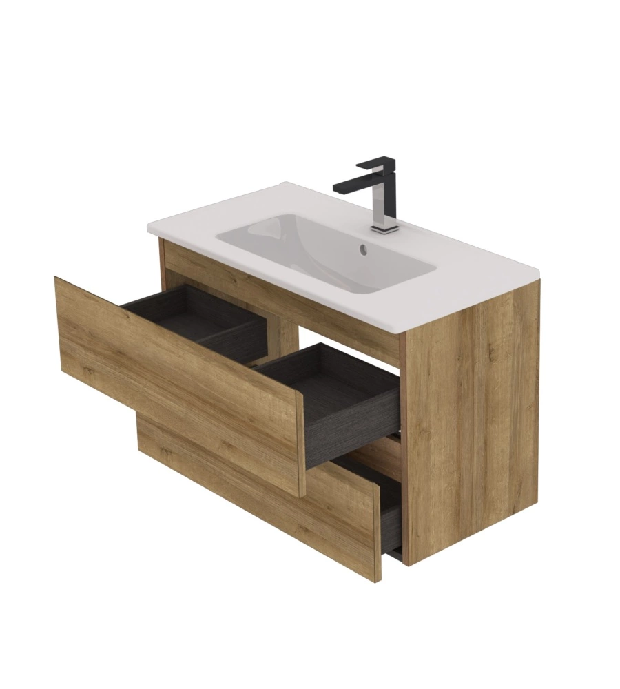 MOBILE BAGNO "LEONARDO" ROVERE, 80 CM